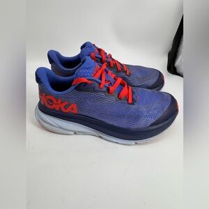 Hoka Kids Sneakers in Blue and Red